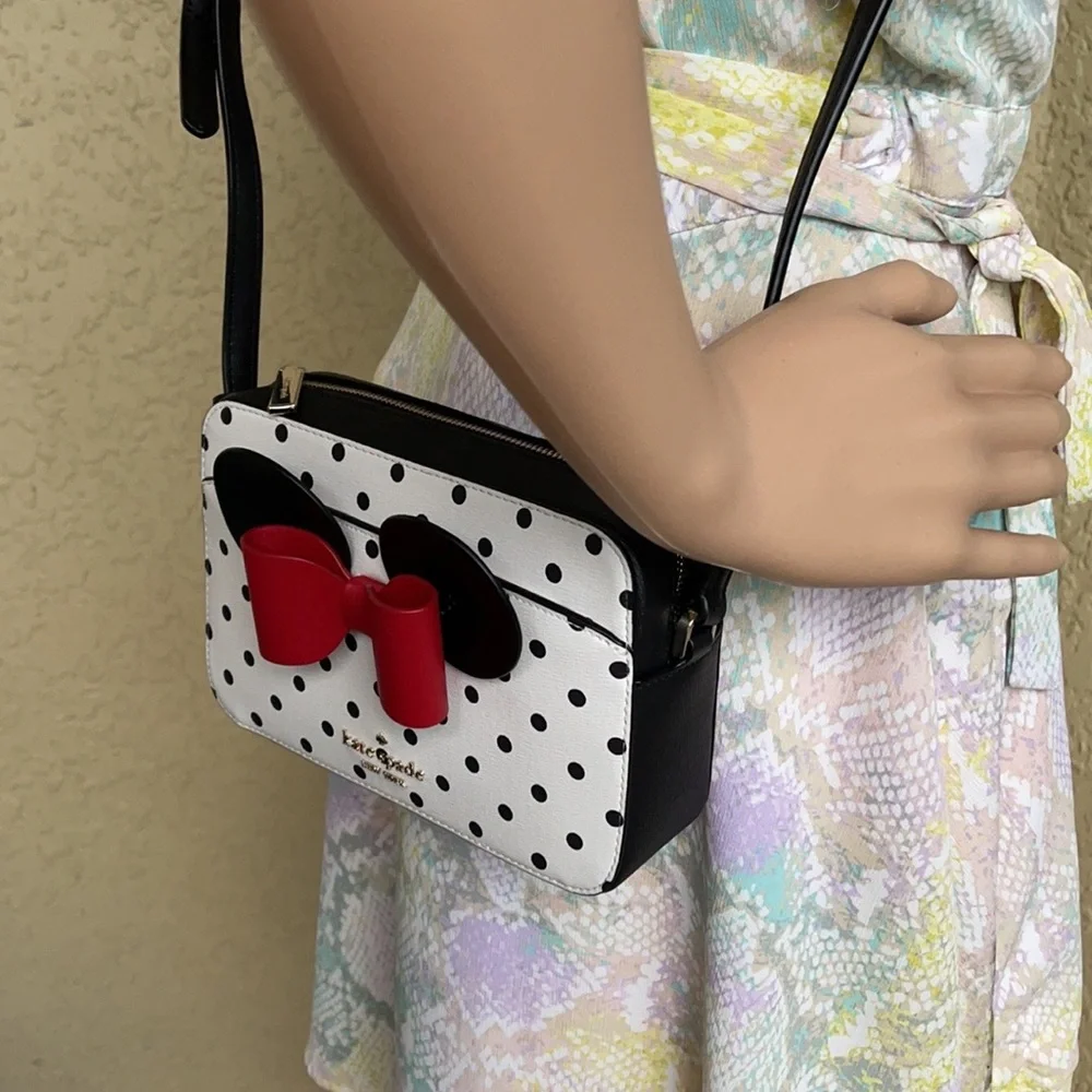 disney x kate spade new york other minnie mouse camera bag - Picture 2 of 16